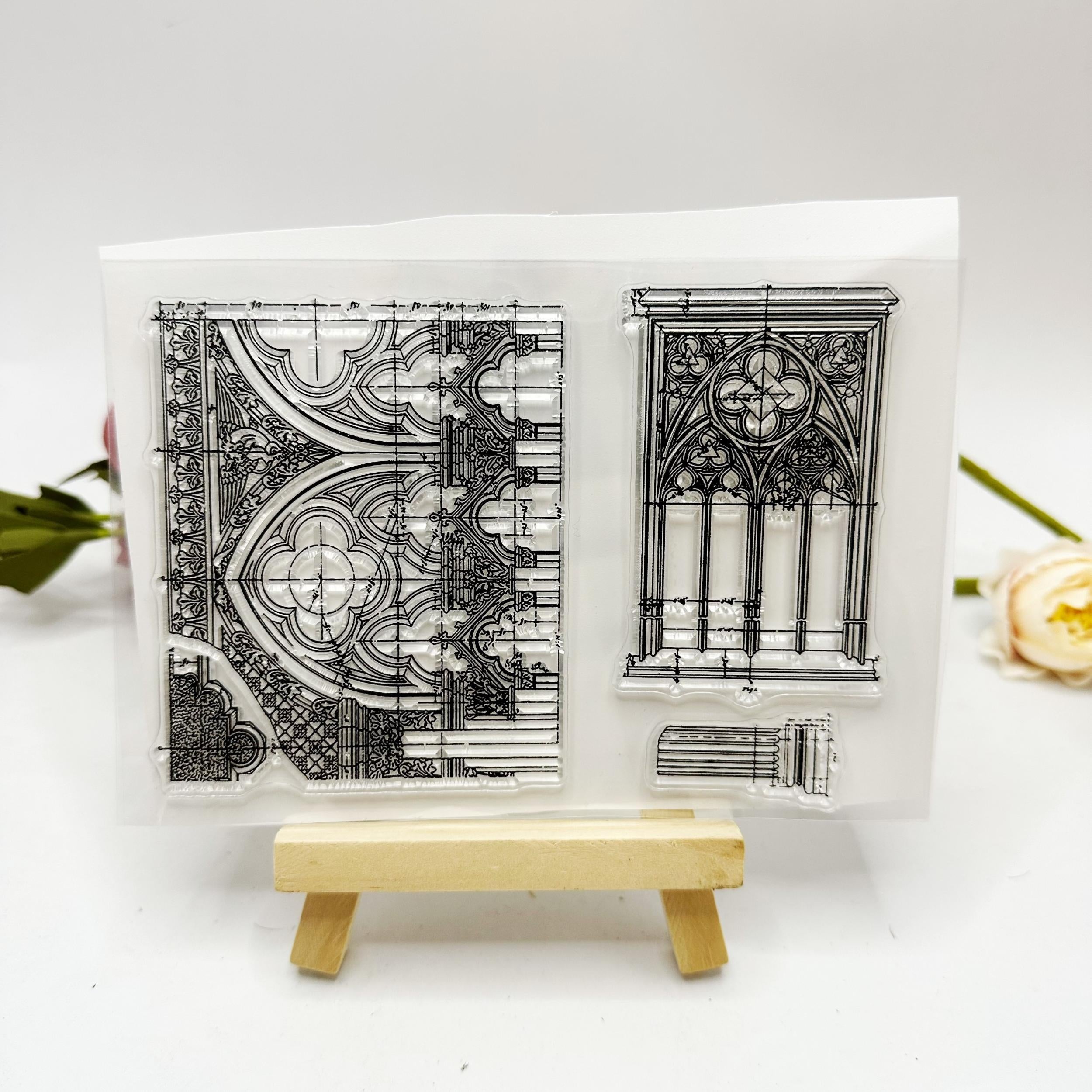 House Pattern Transparent Silicone Stamp For DIY