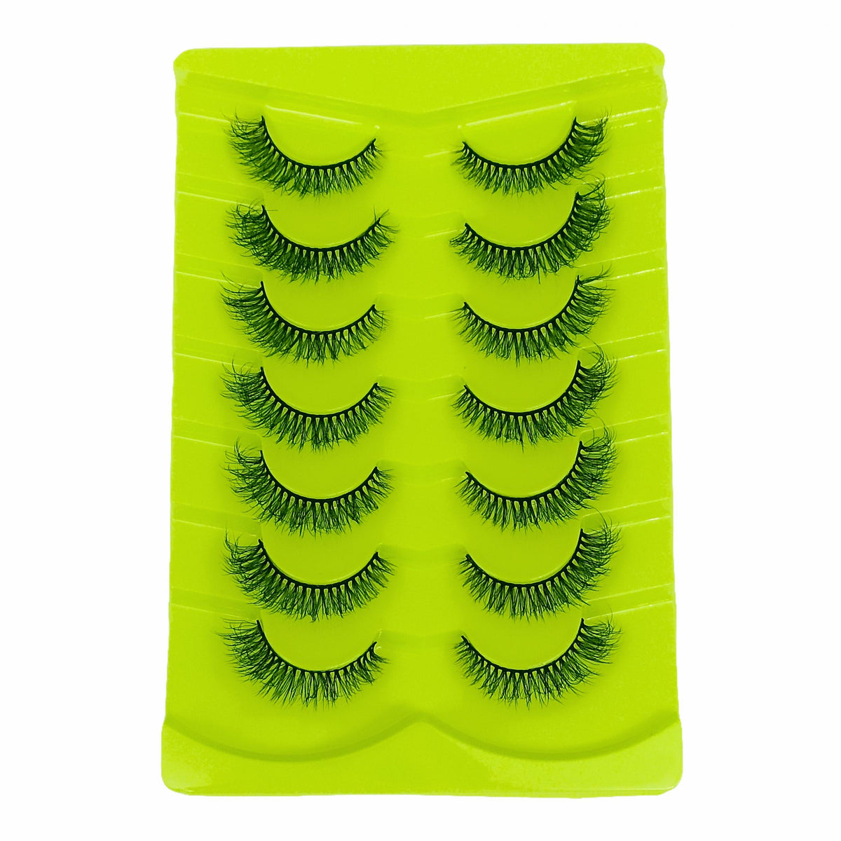 7 Pairs 8D Wispy Mink Lashes for Long Voluminous Look