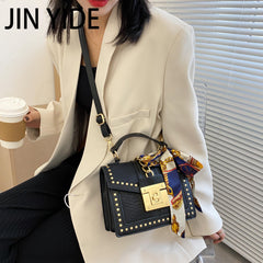 Square Bag PU Leather Women's Handbag Chain Shoulder M