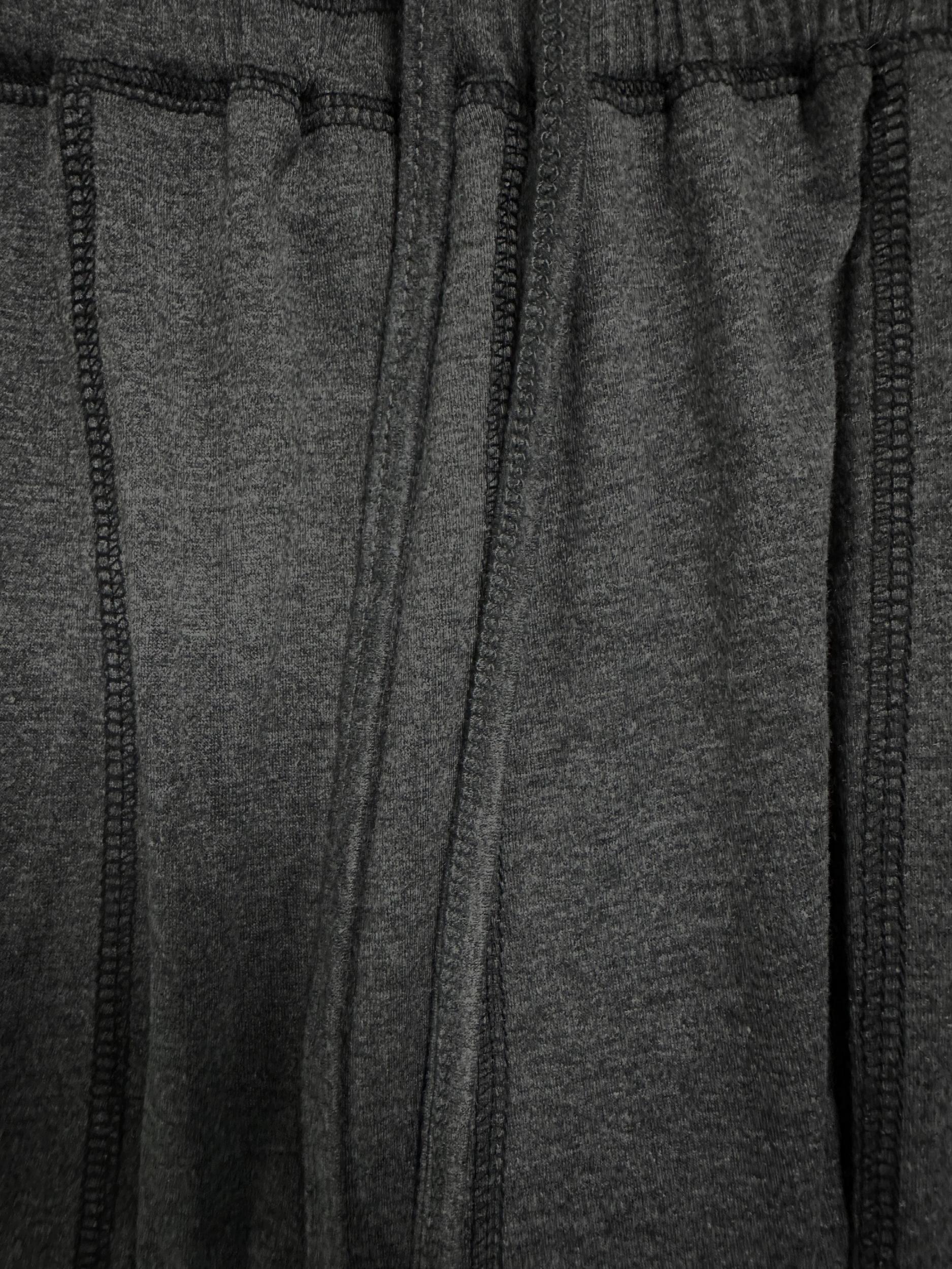  Solid Stitching Elastic Drawstring High Rise Trousers