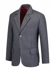 Boys Blazer Slim Suit Coat Formal One Button Jacket