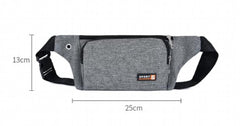 Women's Nylon Waist Packs Laser Chest Phone Pouch