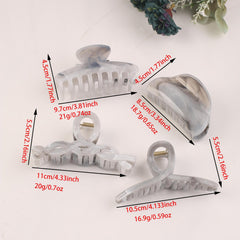 Chinese Style Prints Hair Claw Ponytail Holder Hair Accessories For Women