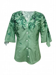 Floral Print Cardigan & Solid Cami Top Set