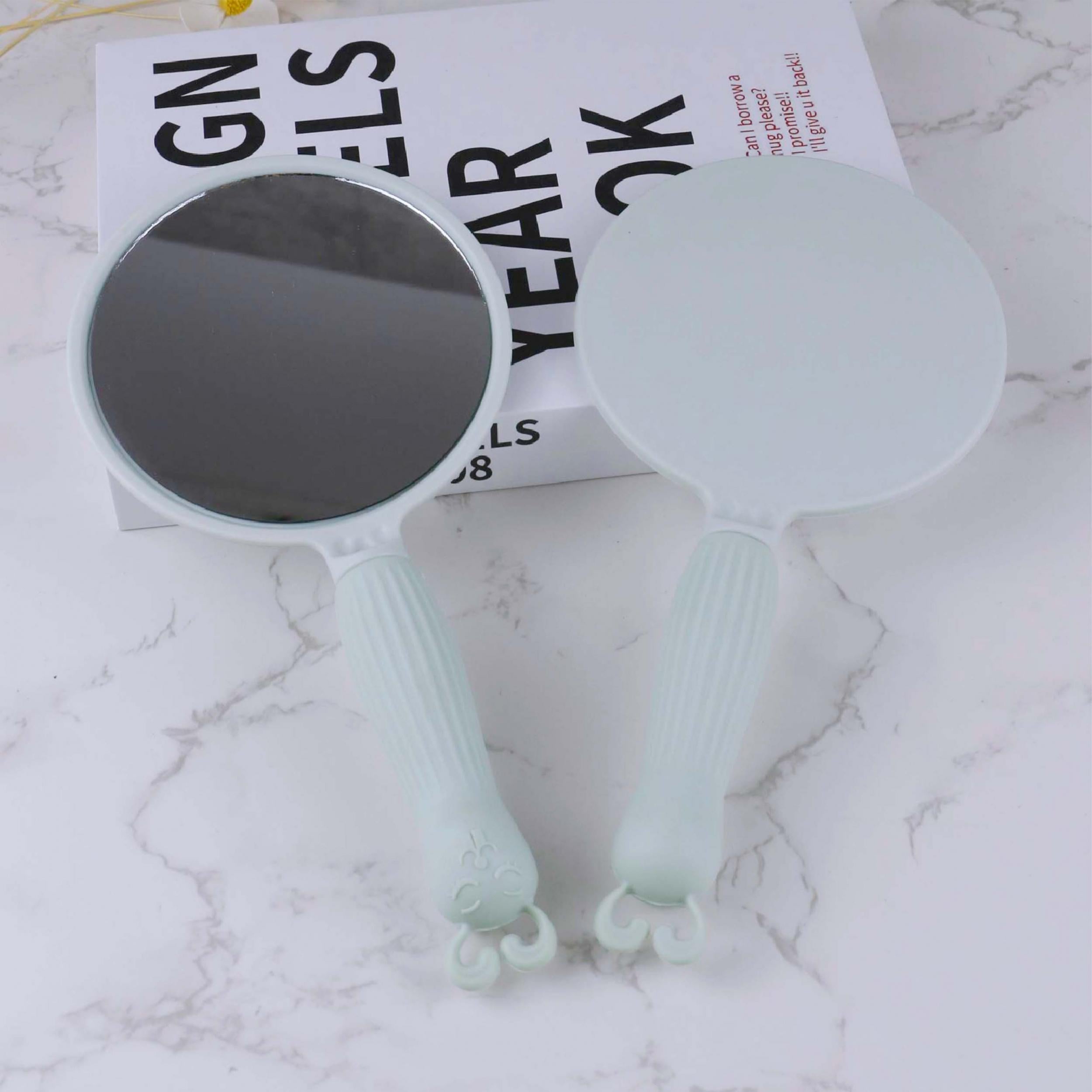 Cartoon Handle Candy Hand Mirror Portable Makeup Mirror