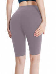 High Waist Biker Shorts Slim Leggings Women's Clothing