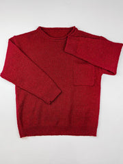  Casual Sweater Women's Plus Solid Long Sleeve Round Neck Jumper