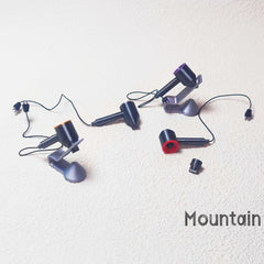 Mini Hair Dryer Set with Stand for Dollhouse Decor