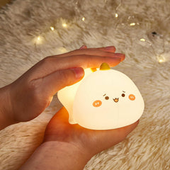 Silicone Night Light Little Dinosaur Muti color Christmas Birthday Gift