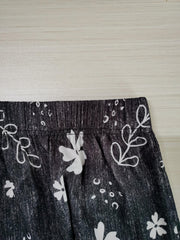  Floral Print Wide Leg Beach Harem Pants