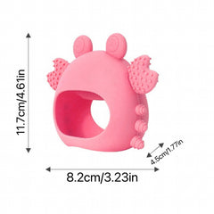 Silicone Crab Teether Boilable Hand Grasping Toy