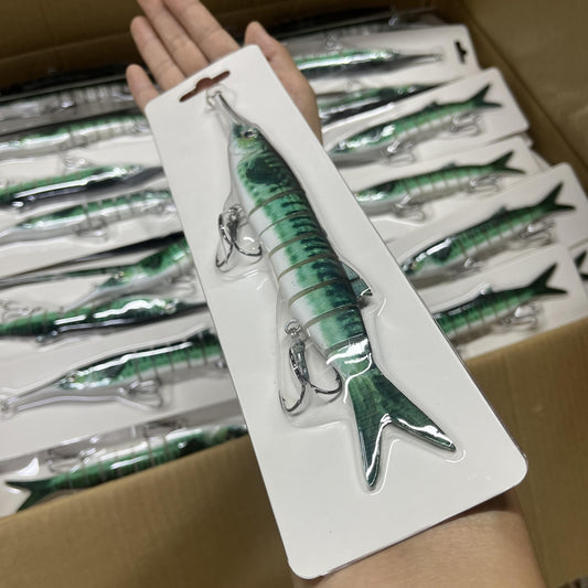Realistic Fishing Lure High Plastic Bait for Bass Trout Various Species