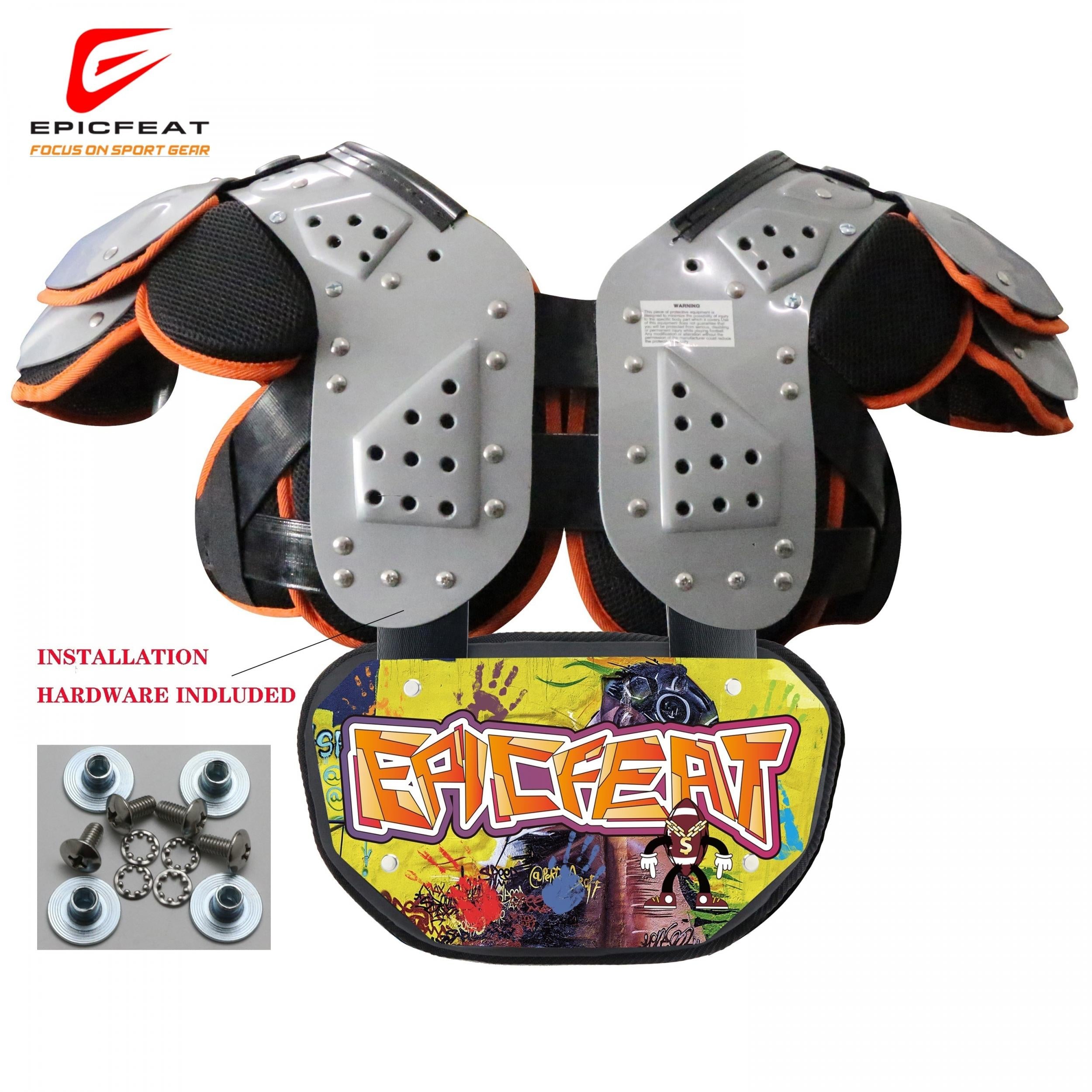 Football Backplate Youth & Adult Lower Back Pads