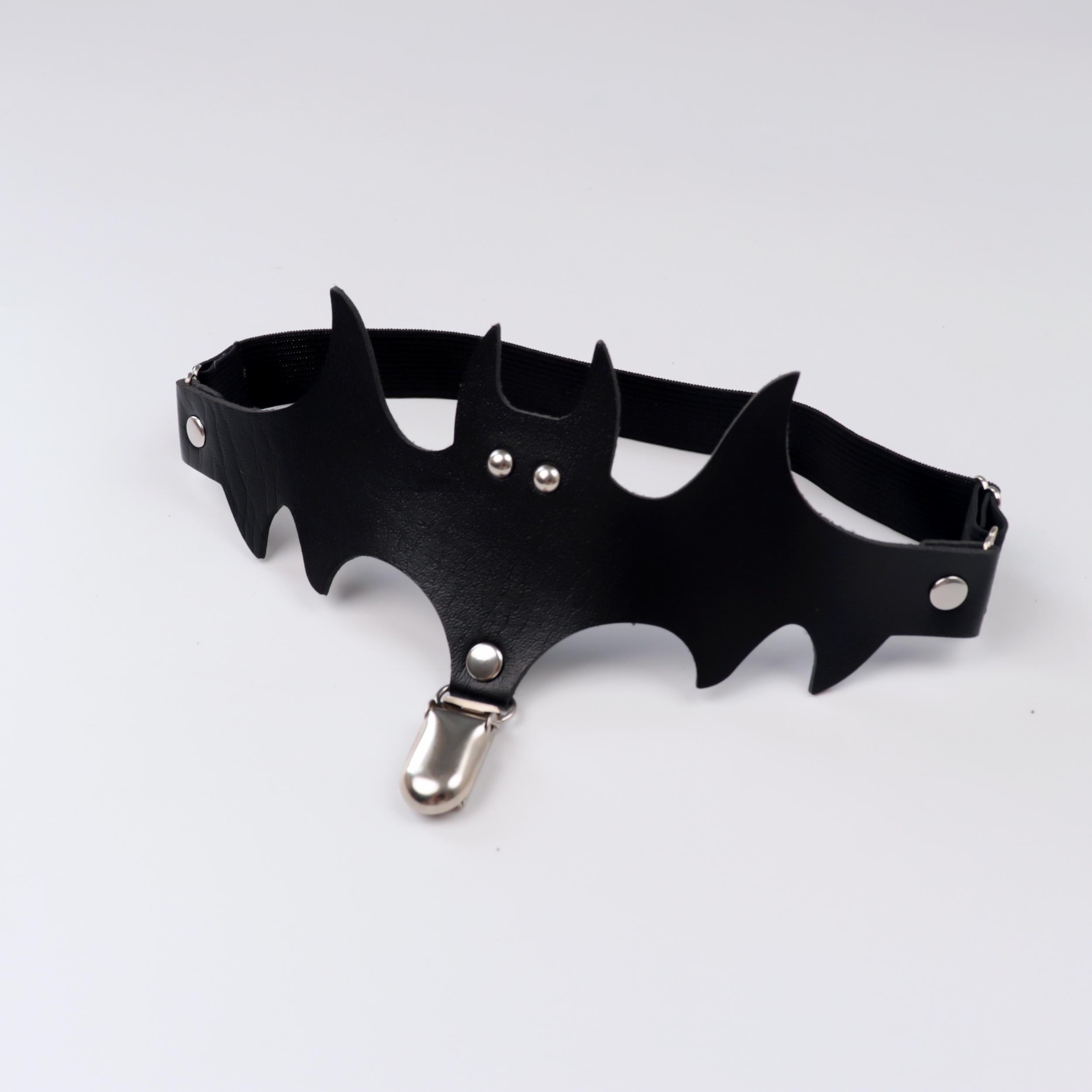 Bat Wings Garter Belt Gothic Harness Belt Punk Single Leg Garter Belt