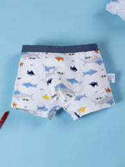 Boys Shark Printed Boxer Briefs
