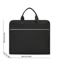 Portable Briefcase Meeting Office Zippered Document Organizer