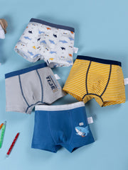 Boys Shark Printed Boxer Briefs