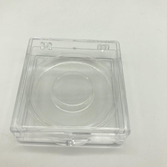 Square Clear False Eyelash Plastic Box, Reusable Case for 1 Pair Lashes