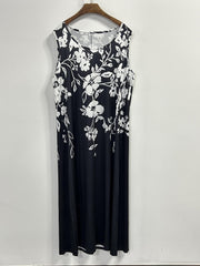  Floral Print Maxi Tank Dress