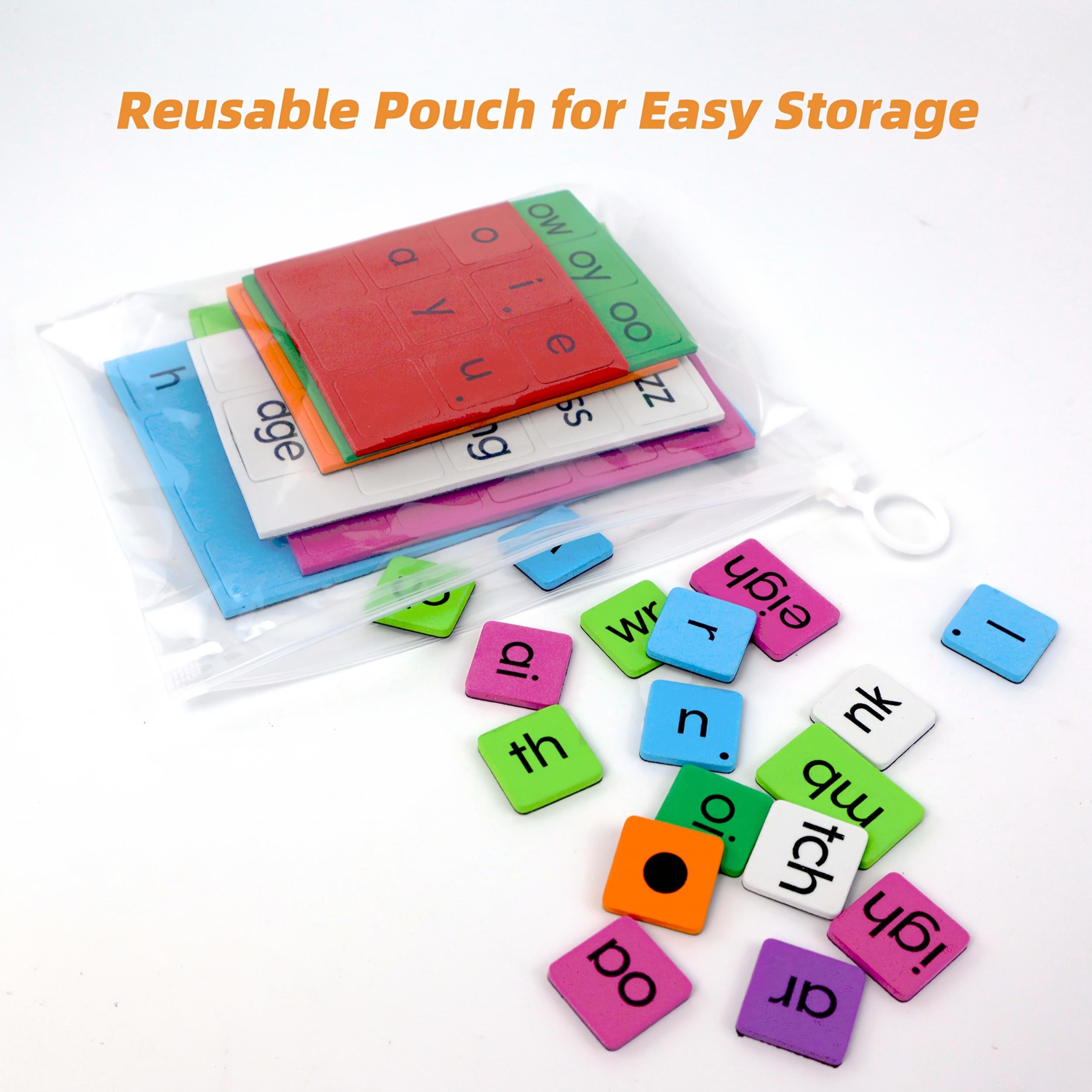 Phonics Magnetic Letter Tiles for Word Building Classroom Material