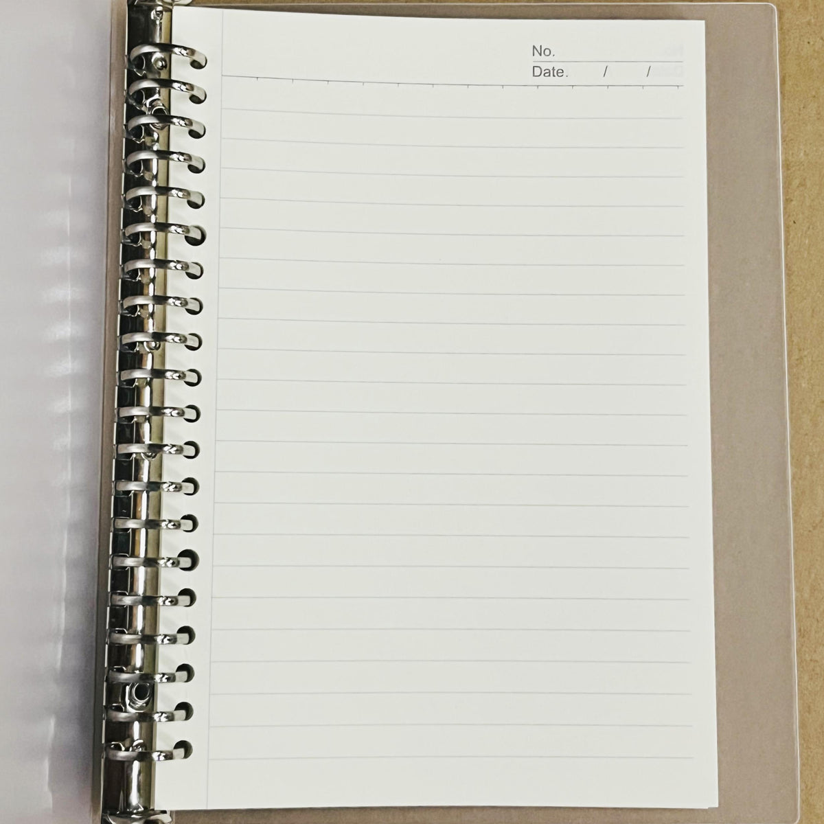 A5 Detachable Transparent Cover Loose-leaf Notebook Binder