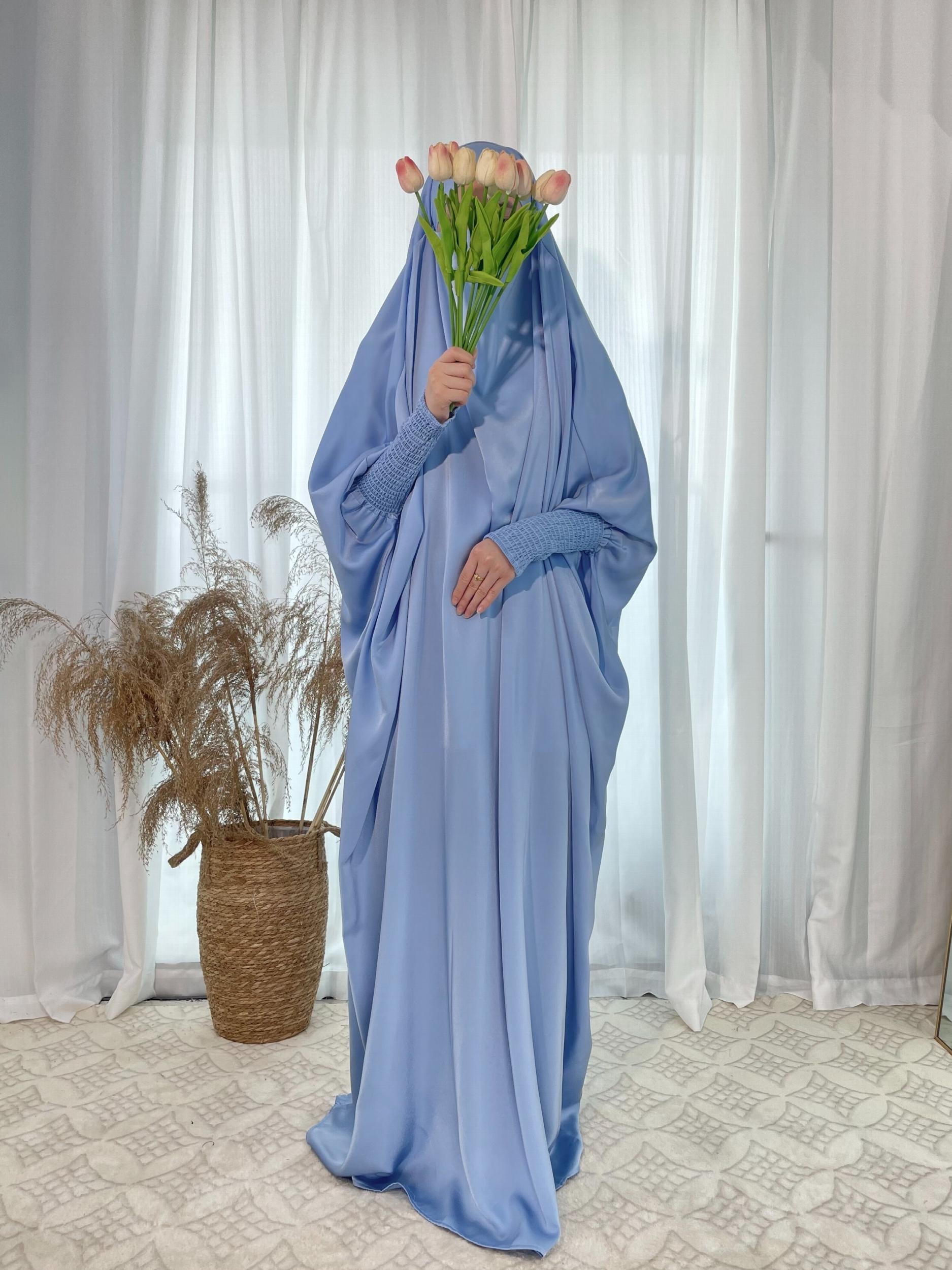  Batwing Sleeve Abaya Dress