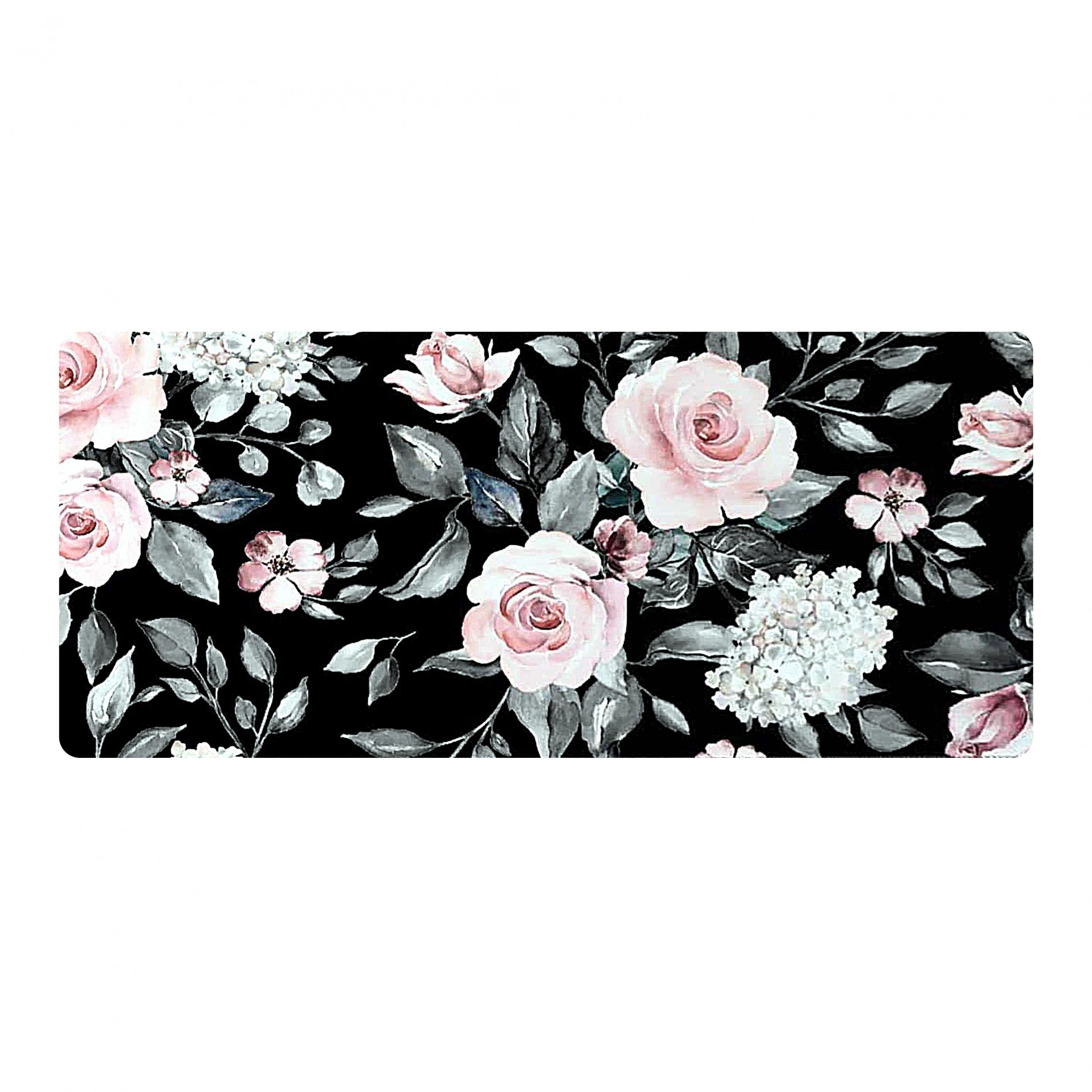 Desk Accessories Flowers Mouse Pad 89x39 Cm