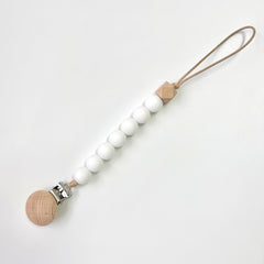 Wooden Octagonal Pacifier Chain Pacifier Holder Baby Gift