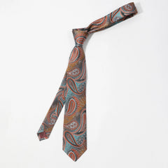 Men's Ethnic Style Cashew Flower Pattern Necktie