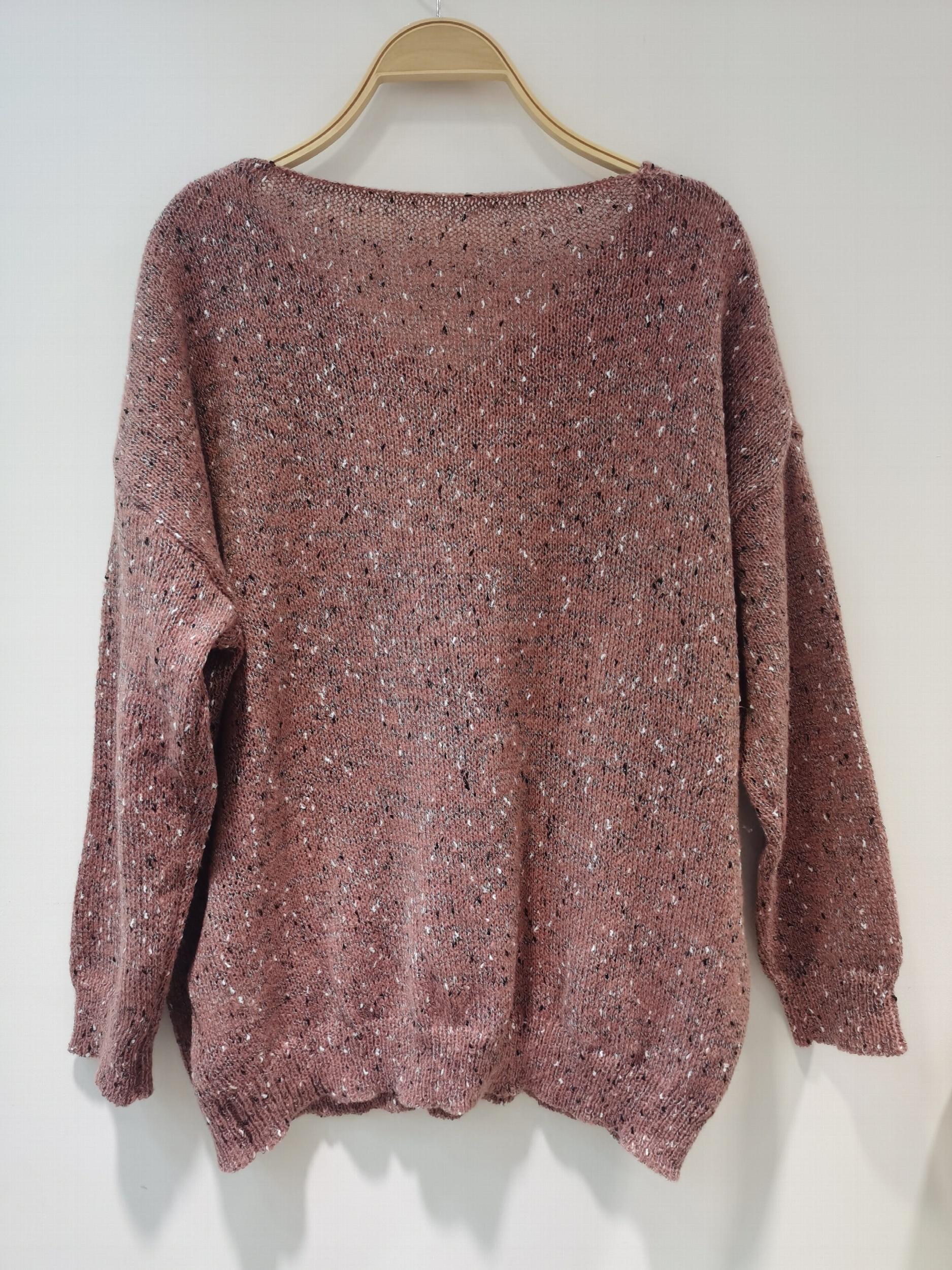 Long Sleeve Drop Shoulder Sweater Loose Casual Sweater Women's Clothing