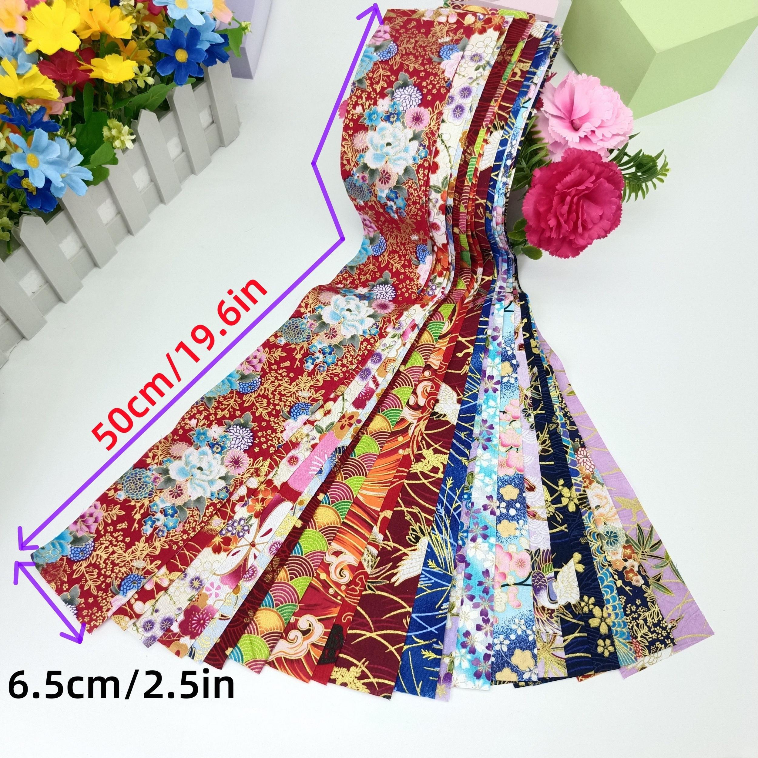 Japanese Jelly Patchwork Roll Cloth Strip DIY Doll Small Cloth Set