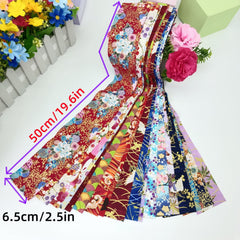 Japanese Jelly Patchwork Roll Cloth Strip DIY Doll Small Cloth Set