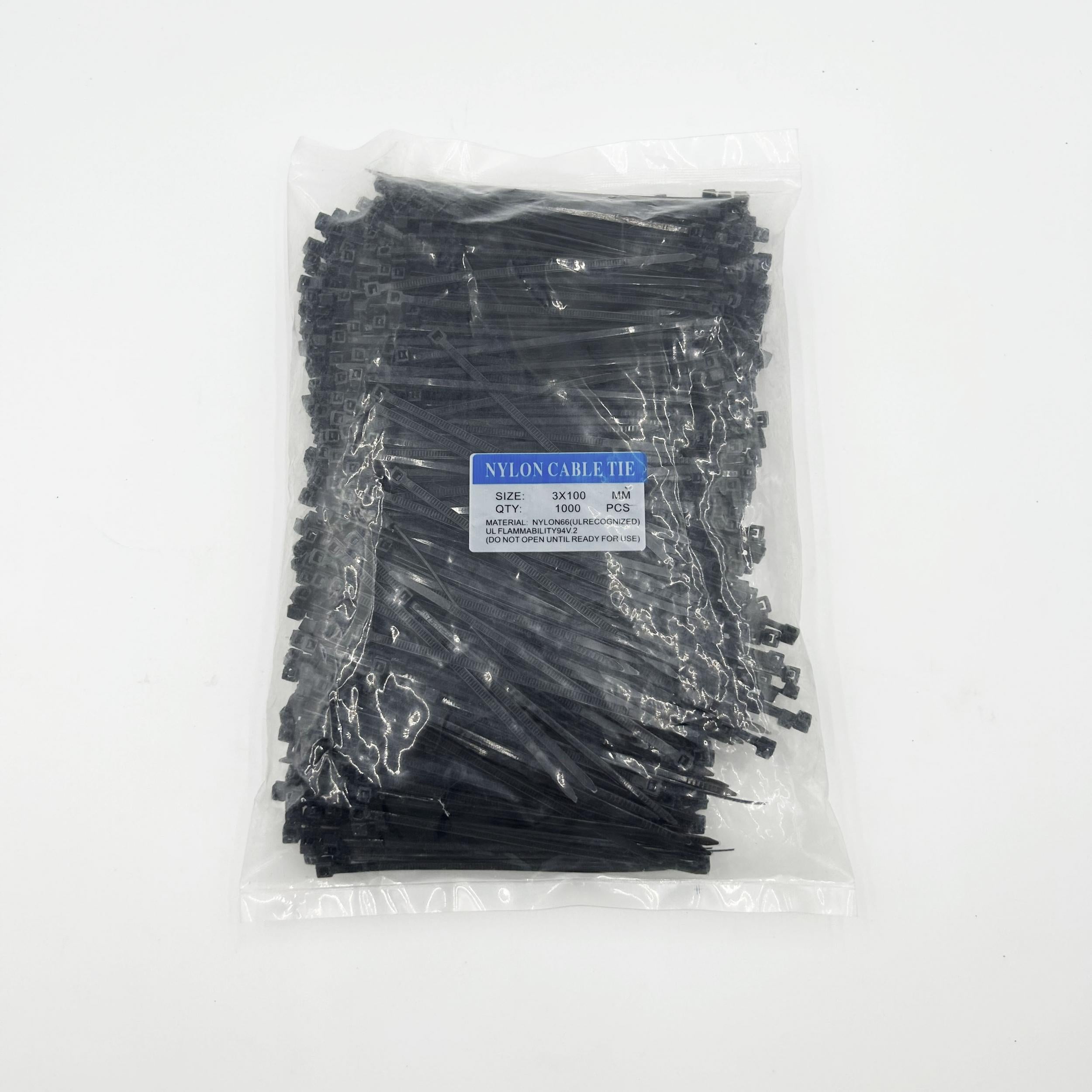 1000pcs Self-locking Nylon Cable Wire Ties 10-16cm