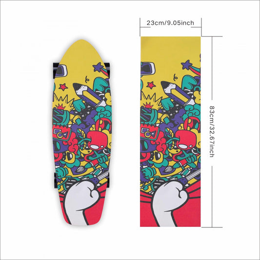 Surfing Skateboard Sandpaper Anti-slip Tape Waterproof Wear-resistant