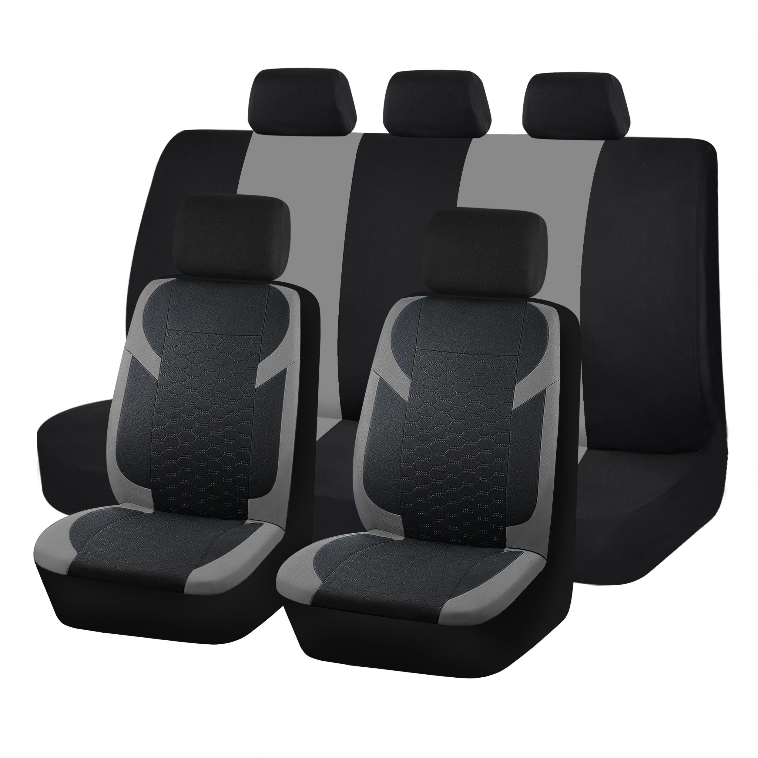 9pcs Set Universal Car Seat Covers Airbag Safe Auto Accessories