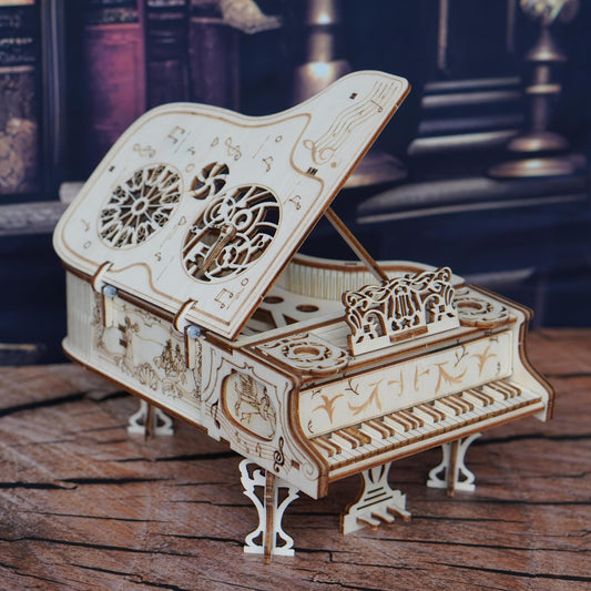 Wooden Piano 3D Puzzle DIY Model Educational Toy Gift