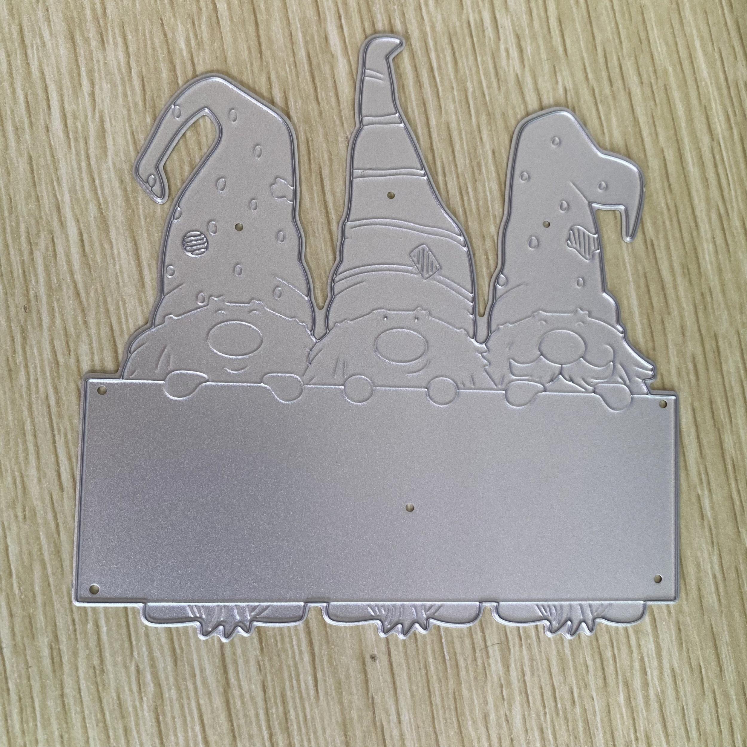 Santa Claus Embossed Mold DIY Scrapbooking Metal Cutting Stencils Christmas Dies