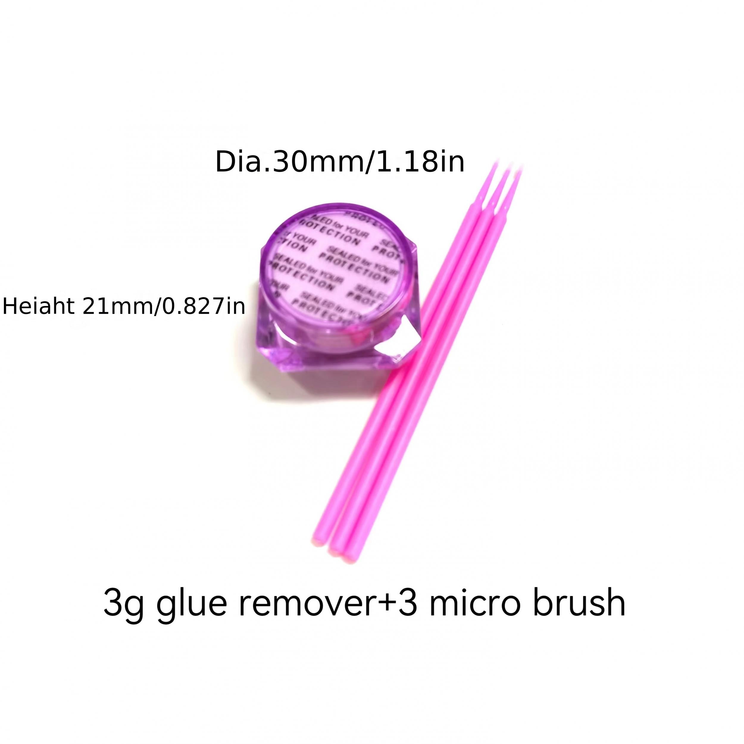 Professional Lash Gel Remover for Extensions - Dissolves Glue Fast