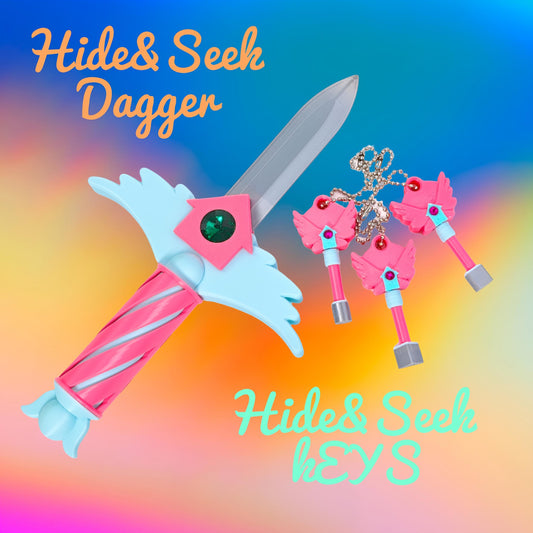 Hide&Seek Dagger Game Accessory Cosplay Keychain Necklace
