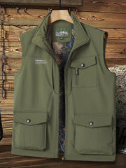 Men's Waterproof Quick Dry Fishing Vest with Pockets