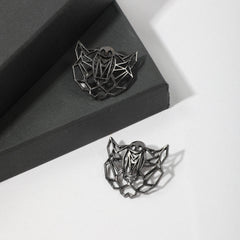 Men's Hollow Bat Bow Tie Collar Accessory Hip Hop Punk Bow Tie Charm