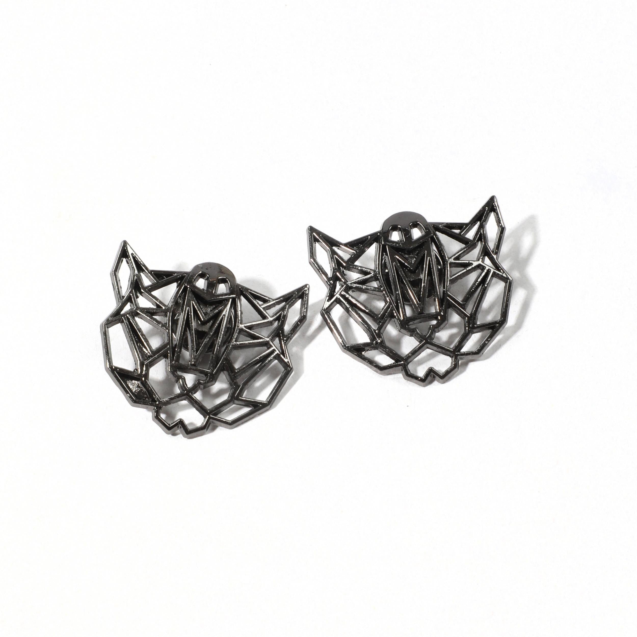 Men's Hollow Bat Bow Tie Collar Accessory Hip Hop Punk Bow Tie Charm