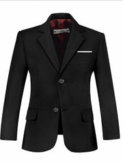 Boys Blazer Slim Suit Coat Formal One Button Jacket