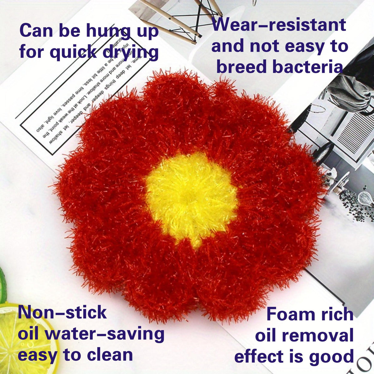Hand Crocheted Dish Towels Soft and Absorbent Cleaning Towels