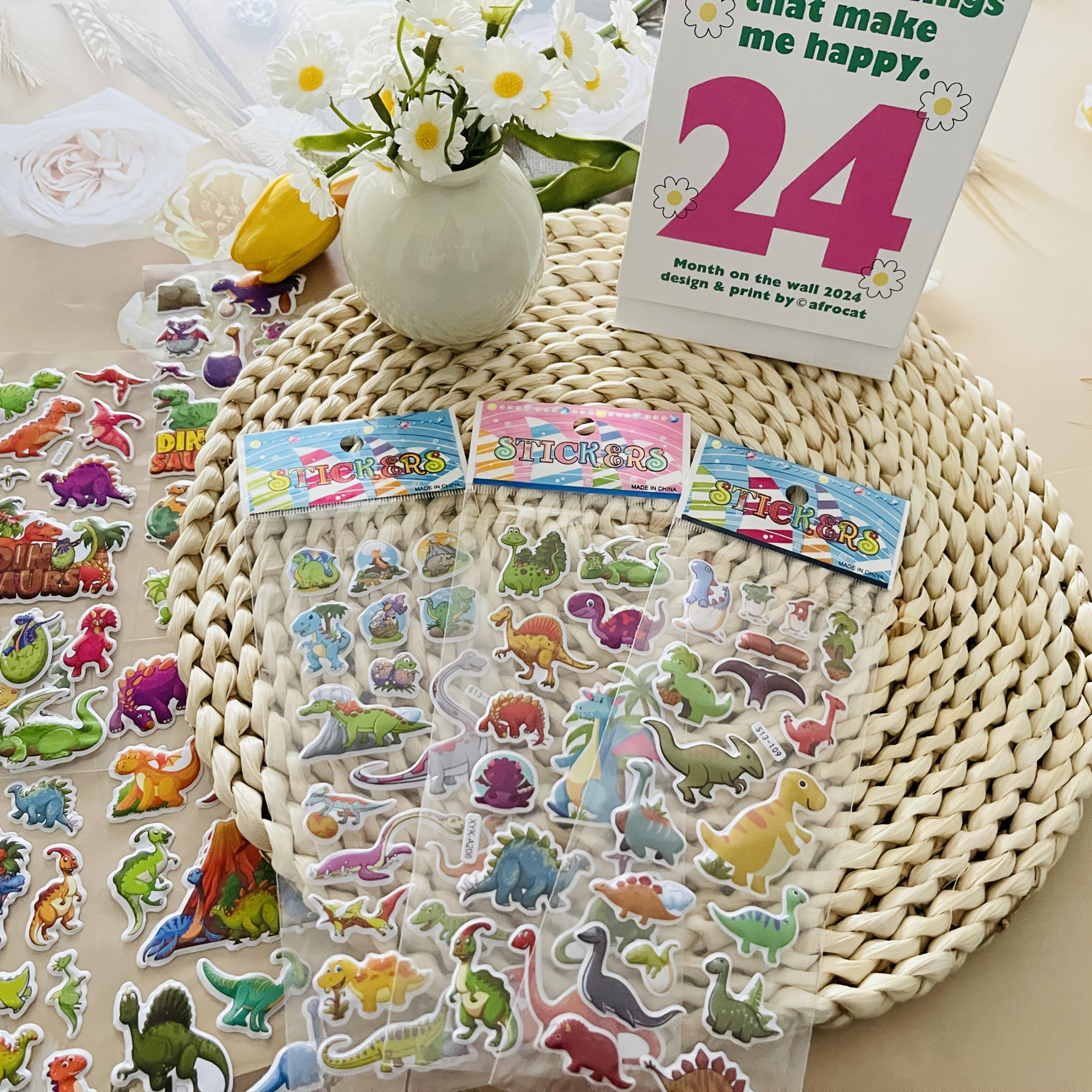 Dinosaur Self-adhesive Stickers - Tyrannosaurus Rex Pattern Decals