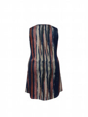  Women's Colorful V Neck Tank Dress