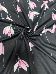 Floral Print Short Sleeve Maxi Dress With Pockets