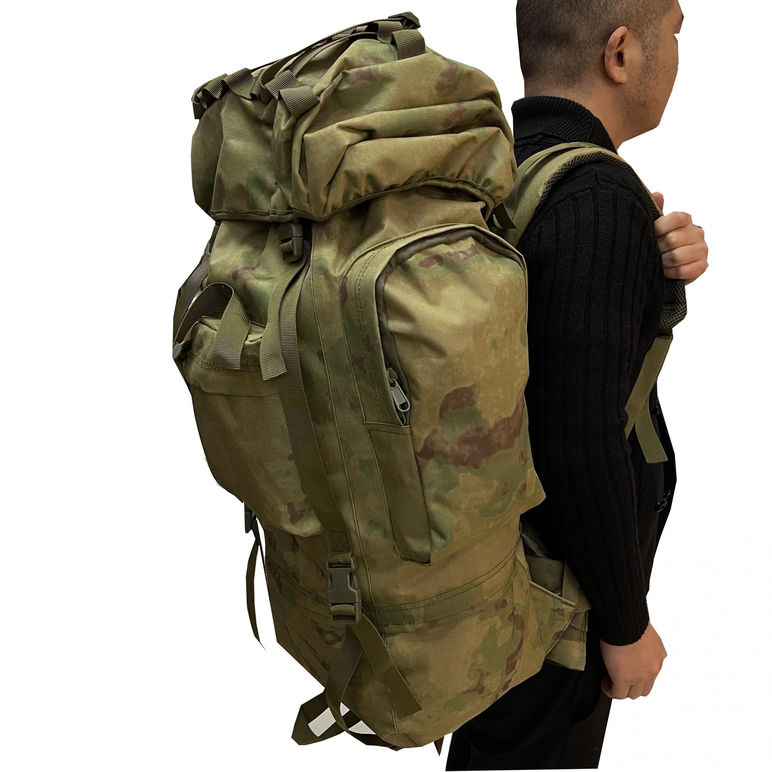 Large Waterproof Camo Hiking Backpack