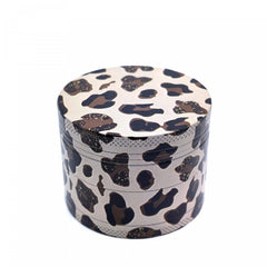 Cow Print Spice Grinder Metal Kitchen Gadget