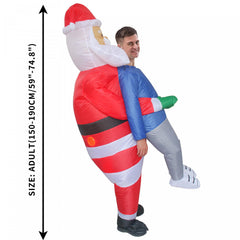 Inflatable Santa Claus Costume for Party Holiday Cosplay